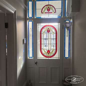 Витражные двери